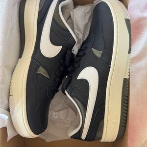 Nike Gamma Force Black and White Sneakers